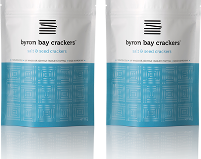 Byron Bay Crackers salt & seed twin pack
